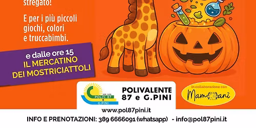 \ud83c\udf83 OPERAZIONE ZUCCA MAGICA\ud83c\udf83 Domenica 26 ottobre