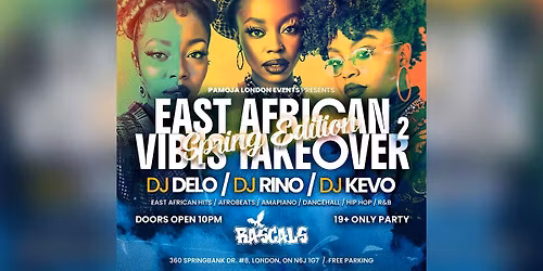 East African Vibes Takeover 2 @ Rascals