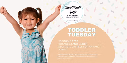 Toddler Tuesdays at The Pottery Shop