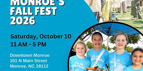 Kids Markets at Monroe\u2019s Fall Fest 2026