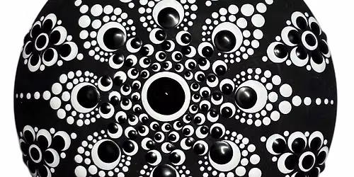 Black & White Mandala Stone Painting Class