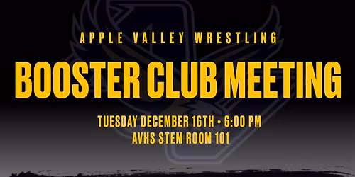 BOOSTER CLUB MEETING