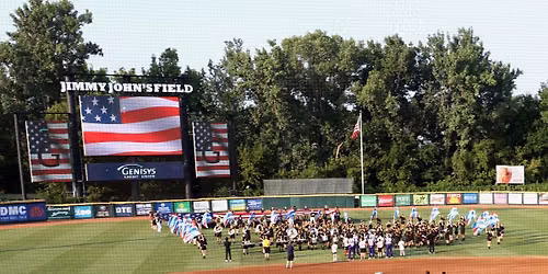 Highlander Marching Band at UWM Field