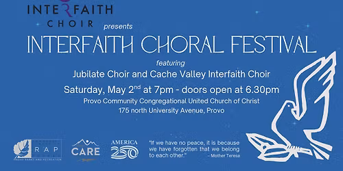Utah Valley Interfaith Choir presents Interfaith Choral Festival