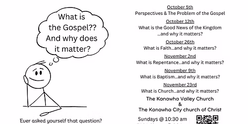 What is the Gospel??? And why does it matter??? Sermon Series