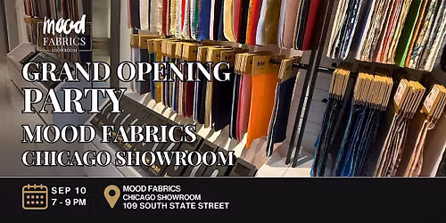 Grand Opening Party: Mood Fabrics Chicago Showroom