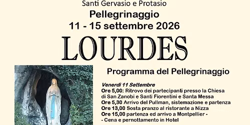 Pellegrinaggio a Lourdes
