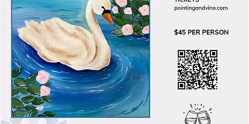 Swan on the Lake Paint and Sip in LA