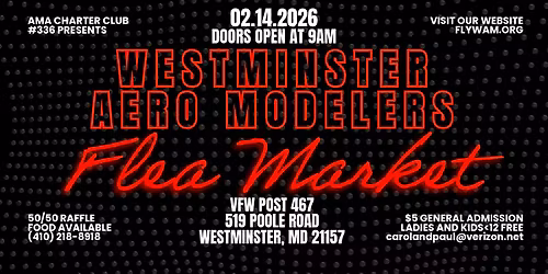Westminster Aero Modelers Flea Market