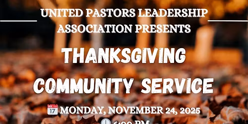 Thanksgiving Community Service