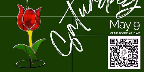 Stained Glass: Tulip Suncatcher