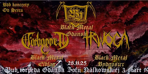 Piek\u0142o to inni: Trwoga, Forbannet, Wolven Vault | 28.11.2025 | Torpeda, Gda\u0144sk