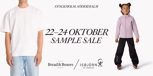 Bread & Boxers \u00d7 ISBJ\u00d6RN of Sweden Sample Sale 2026