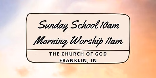 Sunday Morning Services