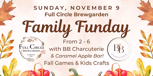 Family Funday with BB Charcuterie & Caramel Apple Bar