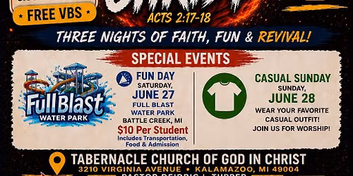\ud83d\udd25 Vacation Bible School 2026: ON FIRE FOR CHRIST \ud83d\udd25