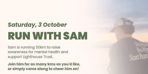 Run with Sam: 50km for Mental Health