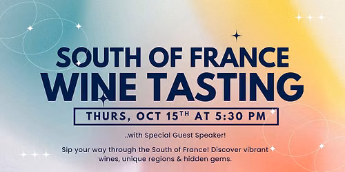 South of France Wine Tasting