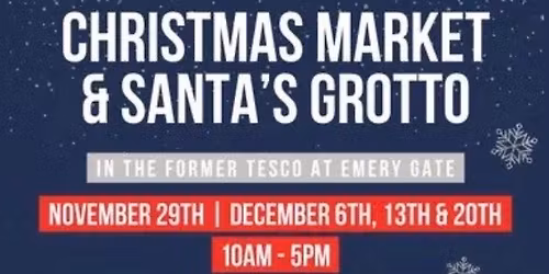 Christmas Market Art Wall