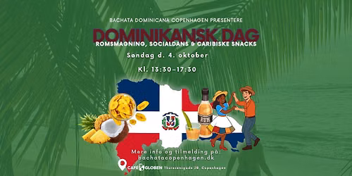 Dominikansk dag - Romsmagning, Socialdans og caribiske snacks