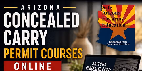 "\ud83d\udea8 Multi-State Concealed Carry Permit Course in mesa \ud83d\udea8 Where: \ud83d\udccd VFW 65 S MacDonald, Mesa, AZ 852