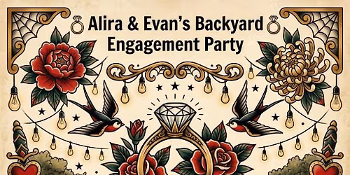 Evan & Alira\u2019s Engagement Backyard Party \ud83c\udf89 