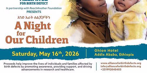 A Night For Our Children. fundraising dinner