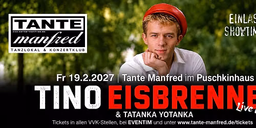 Fr 27.2. - TINO EISBRENNER - live mit Band "Tatanka Yotanka"