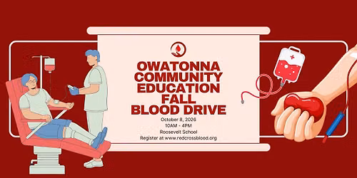 Owatonna Community Education Fall Blood Drive