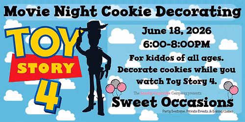 Movie Night Cookie Decorating - Toy Story 4