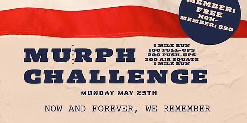 Memorial Day Murph Challenge