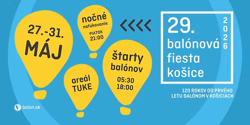 29. Bal\u00f3nov\u00e1 fiesta Ko\u0161ice 2026