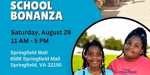 Kids Markets at Back to School Bonanza