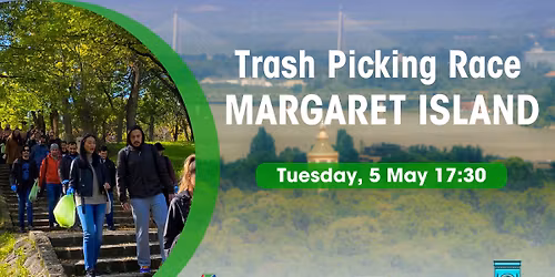 Trash Picking Race on Margaret Island - BAIS