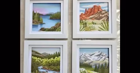 Craft:  Layered Landscapes