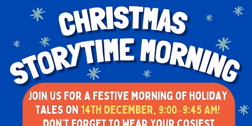 Festive storytime\/ sing along morning