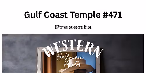 Western Halloween Party