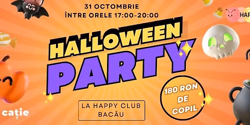 \ud83c\udf83 Petrecerea de Halloween \u2013 Happy Club & Educa\u021bie 3D \ud83c\udf83