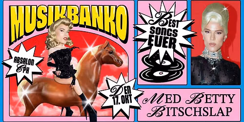 MUSIKBANKO MED BETTY BITSCHLAP: BEST SONGS EVER