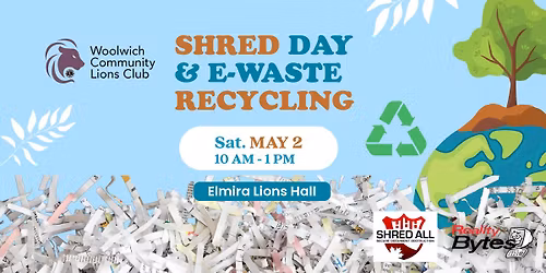 Shred & E-Waste Recycling Day in Elmira