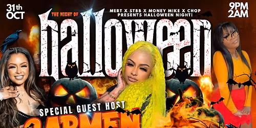 Biggest Halloween Scorpio Bash Hosted By Carmen\ud83d\ude0d
