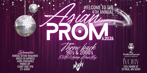 4th Annual Asian Prom