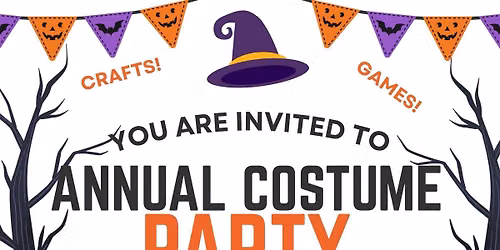 Annual Costume Party and Kids, Crafts and Critters