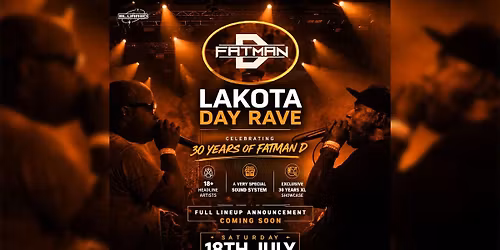 Blurred: 30 Yrs Fatman D | Lakota XL Day Rave