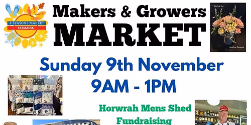 4 Seasons Makers & Growers Market- (Howrah Community Centre) 