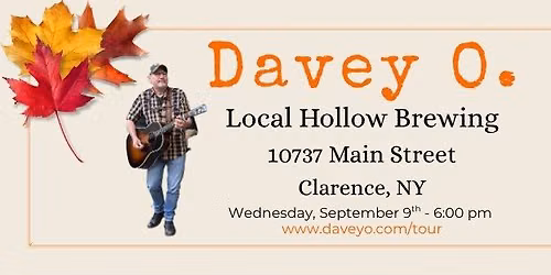 Davey O. at Local Hollow Brewing! (formerly Shalooby Loofer)