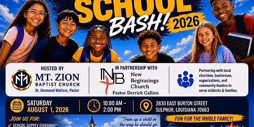 Back to School Bash 2026