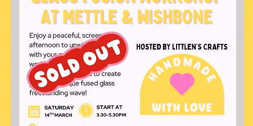 Glass Fusion Workshop at Mettle & Wishbone