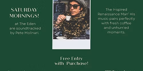 Caff\u00e8 dell\u2019Artista: Live Music Mornings with Pete Molinari