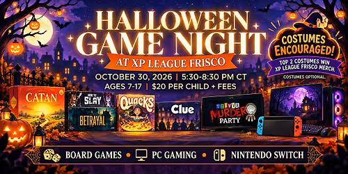 Halloween Game Night at XP League Frisco